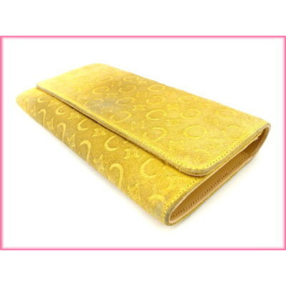 Celine Macadam Long Wallet Beige Yellow - Picture 3 of 6